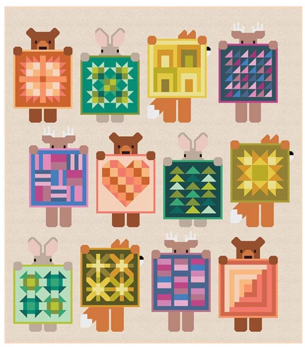 Show and Tell Quilt Pattern - Elizabeth Hartman - Physical Paper Pattern