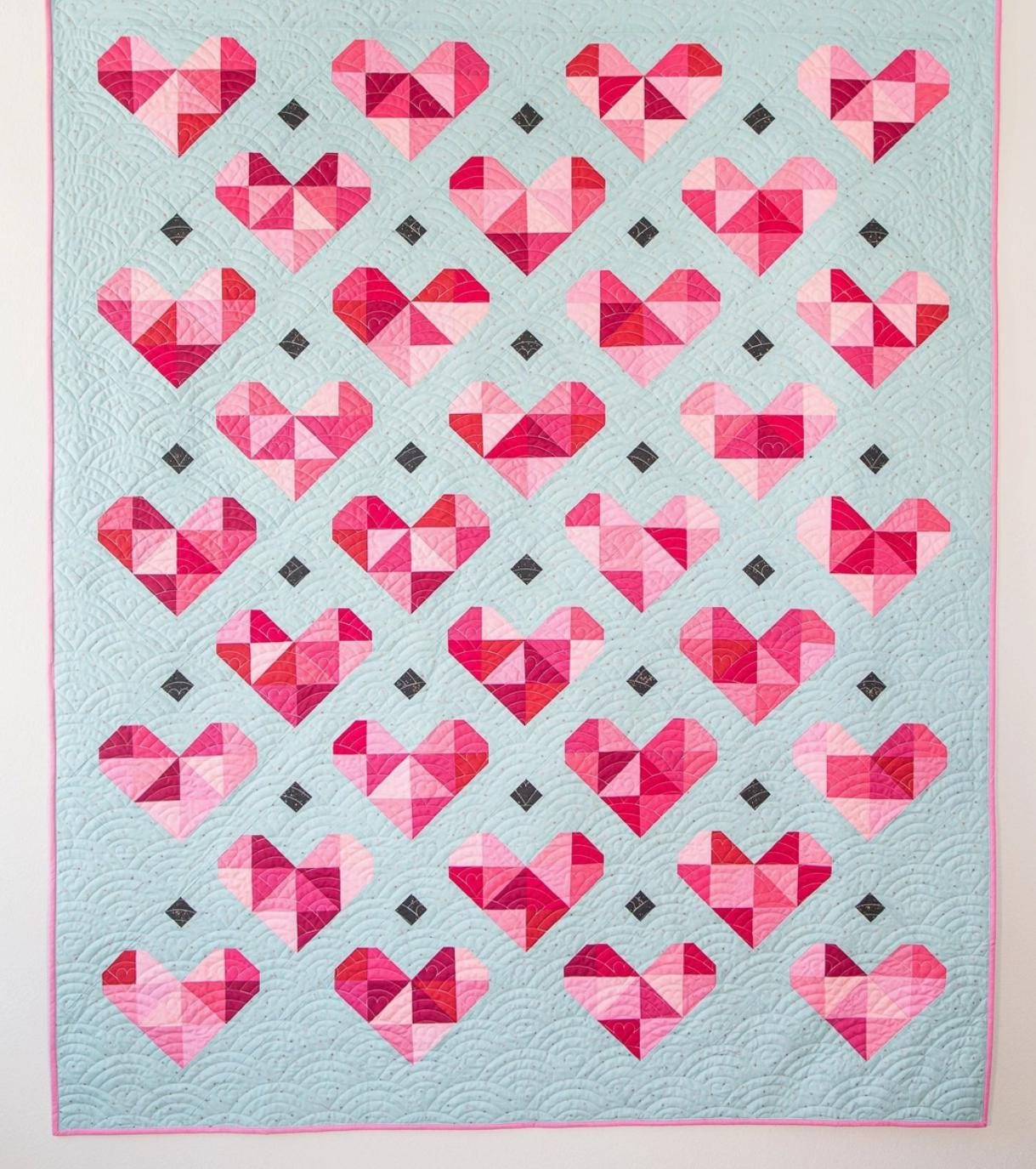 Heart Gems by Quilty Love - Printed Paper Pattern