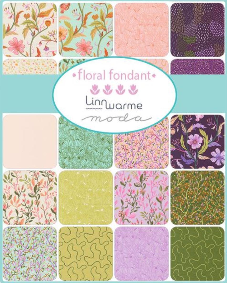 Moda - Floral Fondant - Layer Cake 10" Squares - 14130LC