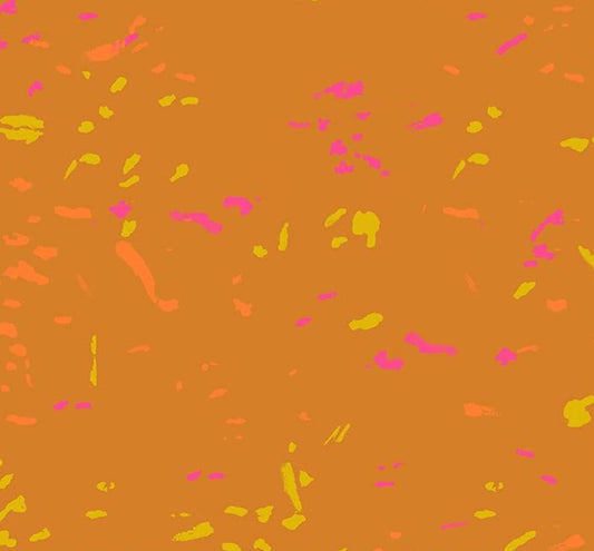 Ruby Star Society - Sketchbook - Brushstrokes - Earth Orange by Alexia Abegg RS4070 - Fabric by the half yard