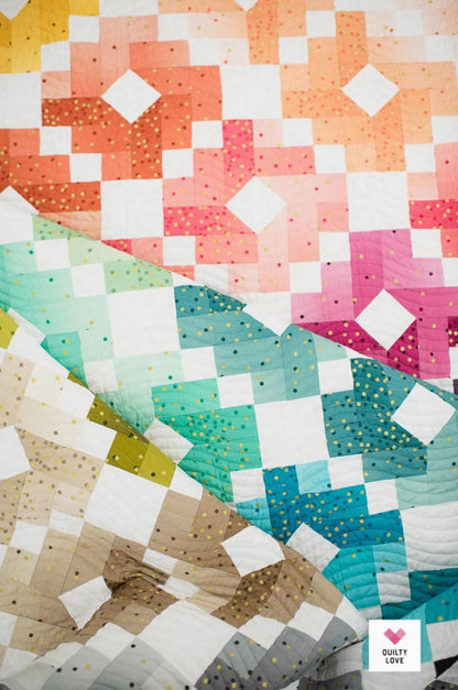 Ombre Gems by Quilty Love - Printed Paper Pattern