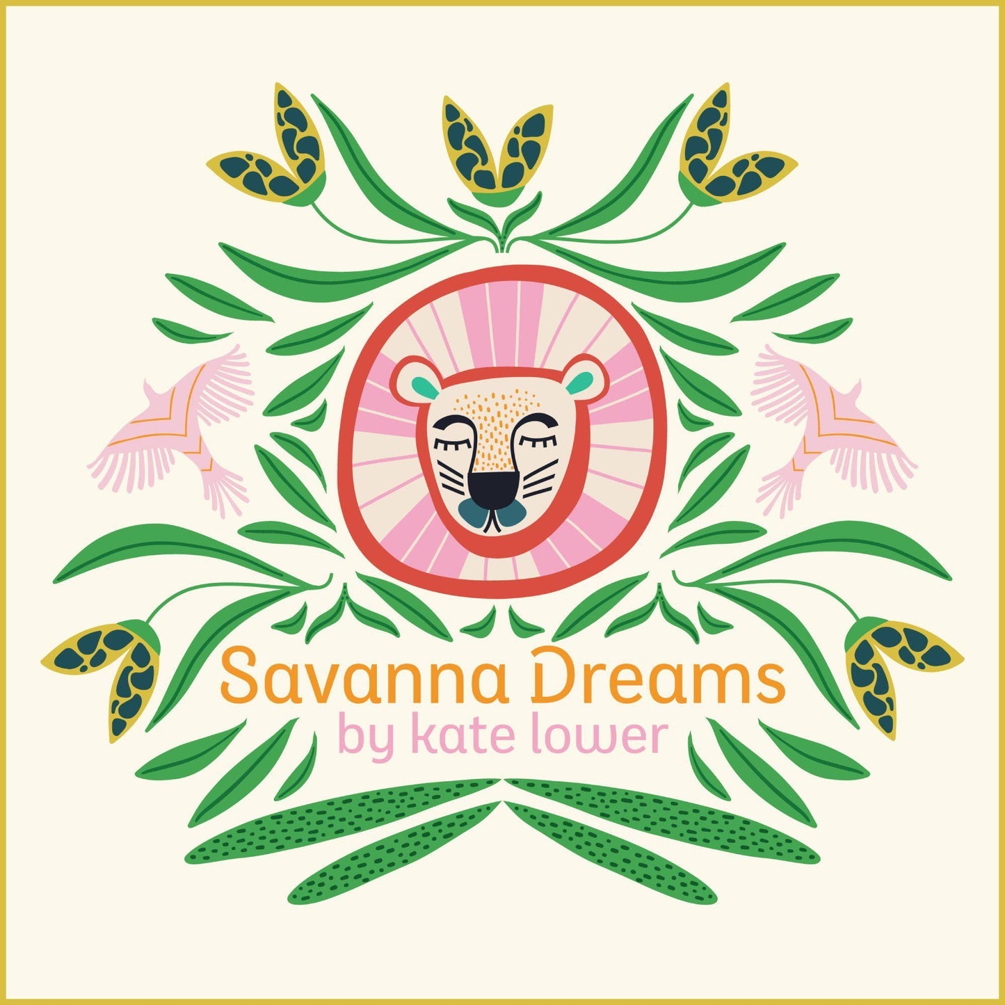 Cloud9 - Savanna Dreams - Gather & Grow - 227319 - 100% Certified Organic Quilting Cotton by the half yard