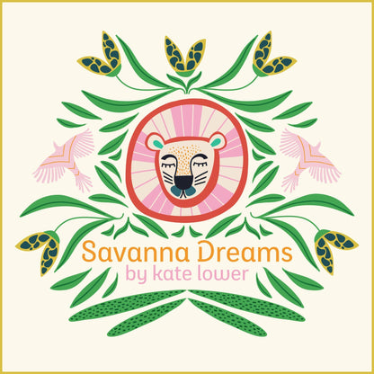 Cloud9 - Savanna Dreams - Gather & Grow - 227319 - 100% Certified Organic Quilting Cotton by the half yard
