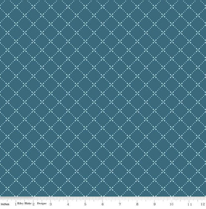 Riley Blake - Mary Catherine - Grid Stargazer - C16704-STARGAZER - Fabric by the half yard