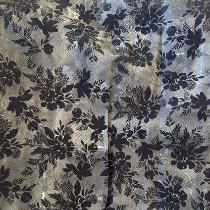 Free Spirit - Begonia Floral Georgia Blue Collection by Natalie Malan Fabric by the Half Yard