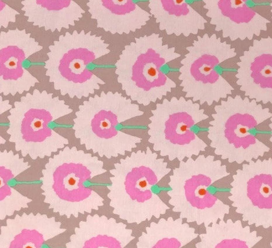 Kaffe Fassett Collective - Regal Fans - Pastel Fabric by the half yard