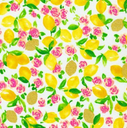 Robert Kaufman - Wishwell - Rose Lemonade - Fabric by the half yard