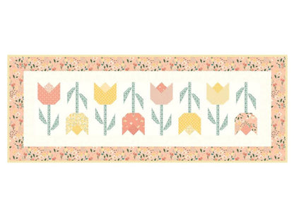 Riley Blake - Tulip Festival Table Runner Quilt Kit by Sandy Gervais KT-15750