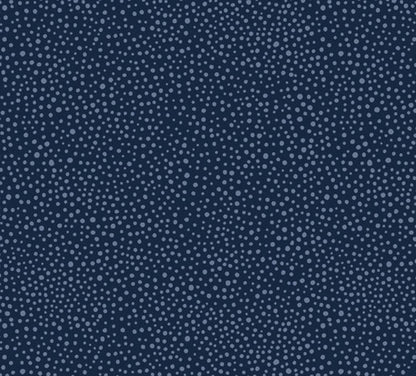 Free Spirit - Morris & Co - Seaweed Dot - Navy - Fabric by the half yard