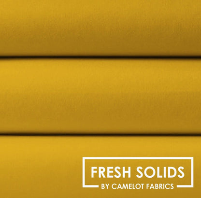 Camelot - Fresh Solids - Gold - Fabric by the half yard
