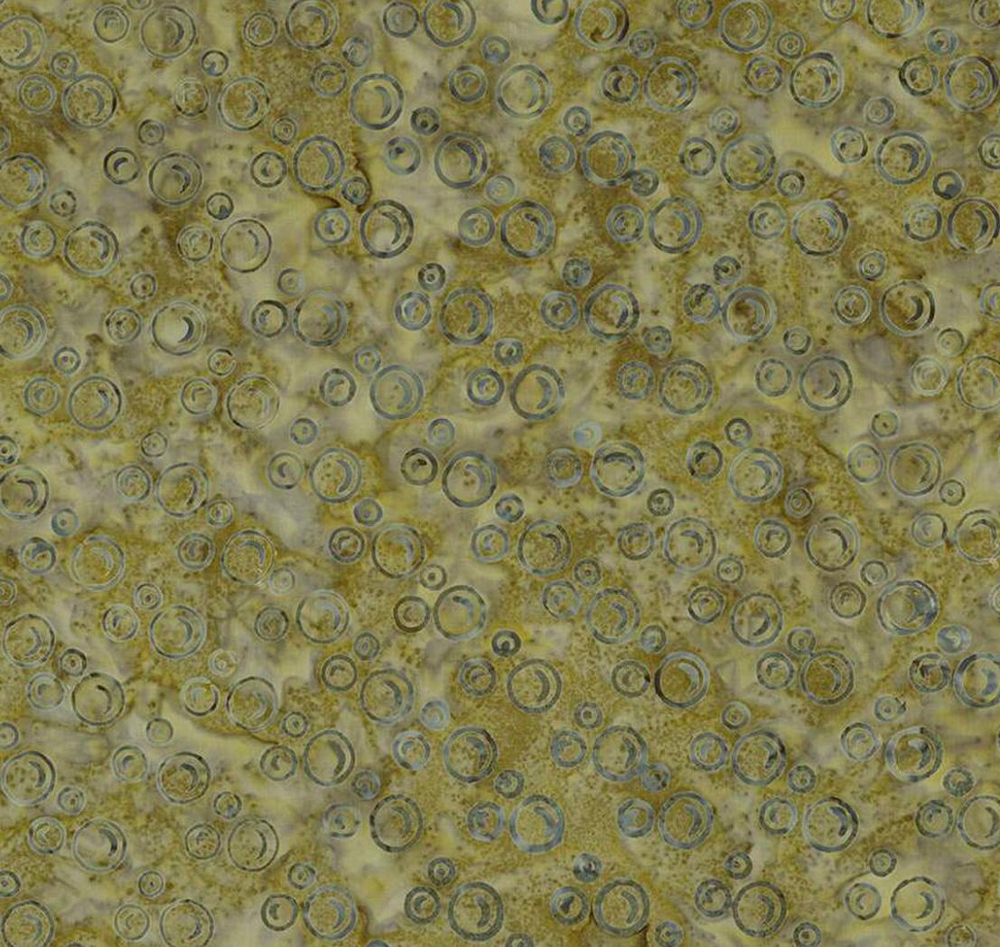 Riley Blake - Expressions Batiks Radiant Flourish Thyme - Hand Dyed Batik Quilting fabric by the half yard BT23384-324