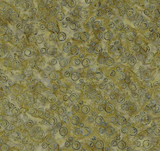 Riley Blake - Expressions Batiks Radiant Flourish Thyme - Hand Dyed Batik Quilting fabric by the half yard BT23384-324