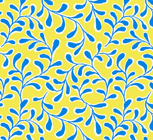 Kaffe Fassett - Free Spirit - Twig - Yellow - Fabric by the half yard