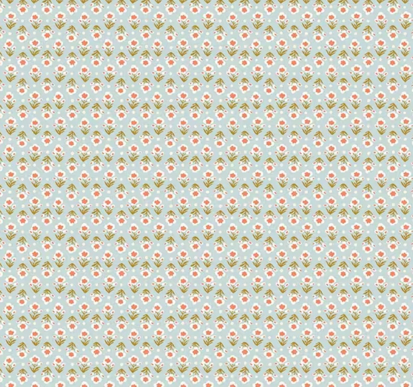 Liberty Fabrics - Posy Breeze B - Lasenby Cotton - Quilting Fabric by the half yard