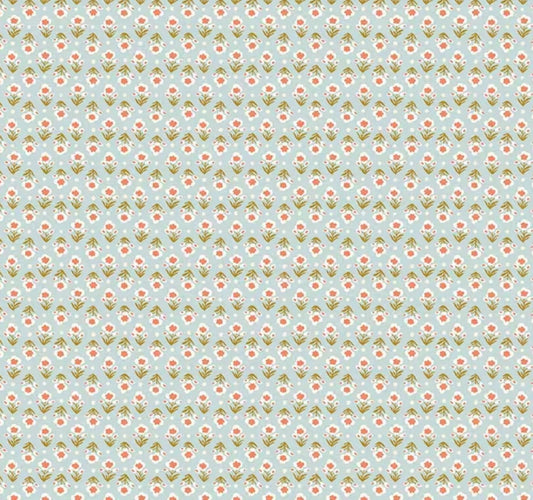 Liberty Fabrics - Posy Breeze B - Lasenby Cotton - Quilting Fabric by the half yard