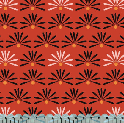 Cloud9 - In Bloom - Margarita - Modal Rayon Fabric by the HALF YARD