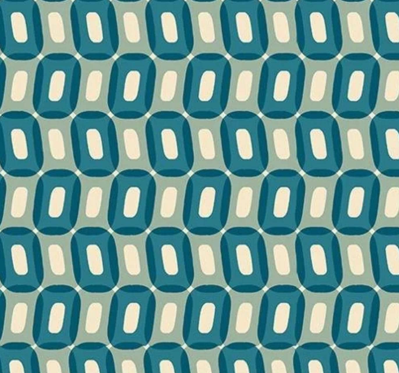 Ruby Star Society - To and Fro Ooos - Teal by Rashida Coleman Hale - Quilting Fabric by the half yard