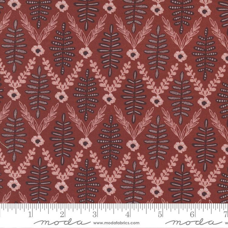 Moda - Slow Stroll - Grove Walk - Cinnamon - Fabric by the Half Yard