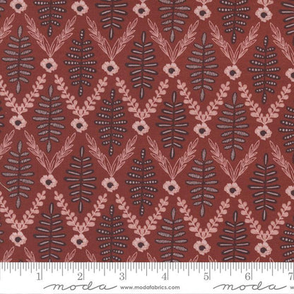 Moda - Slow Stroll - Grove Walk - Cinnamon - Fabric by the Half Yard