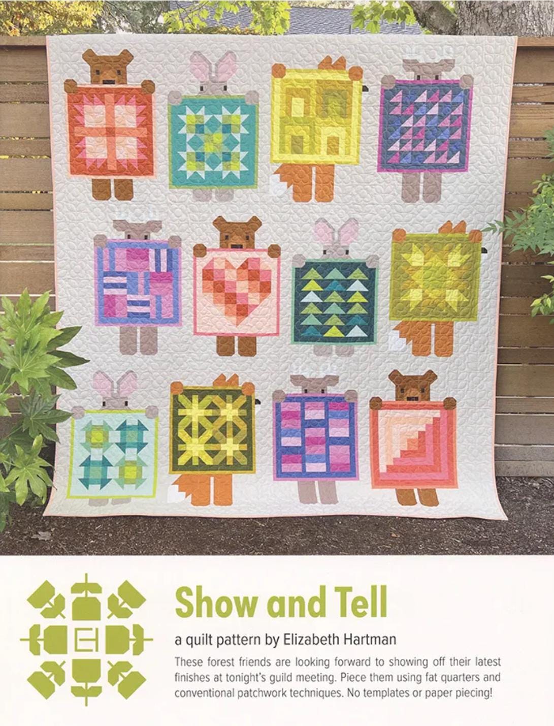 Show and Tell Quilt Pattern - Elizabeth Hartman - Physical Paper Pattern