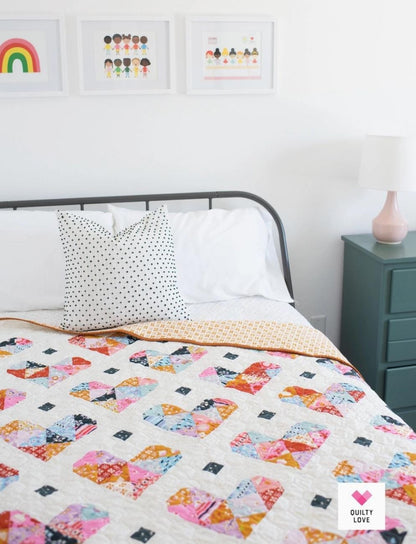 Heart Gems by Quilty Love - Printed Paper Pattern