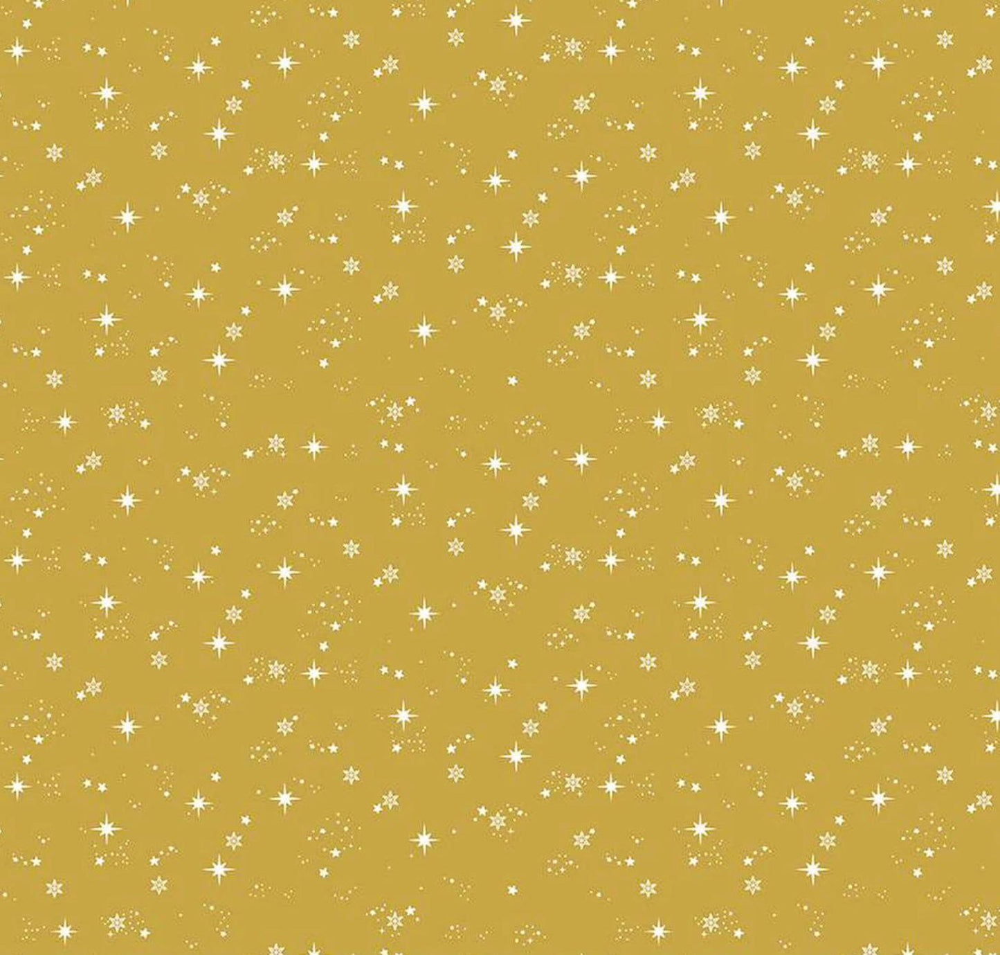 Riley Blake - Moonchild - Starfall - Curry - Fabric by the half yard