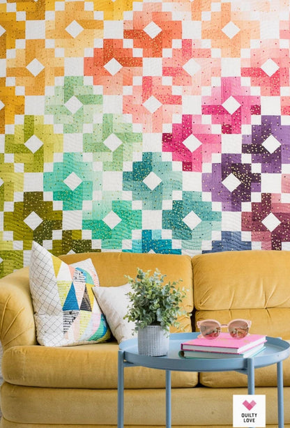 Ombre Gems by Quilty Love - Printed Paper Pattern