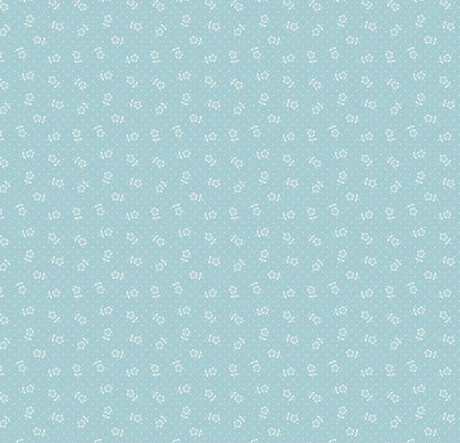 Riley Blake - Mary Catherine - Flower Dots Songbird - C16705-SONGBIRD - Fabric by the half yard