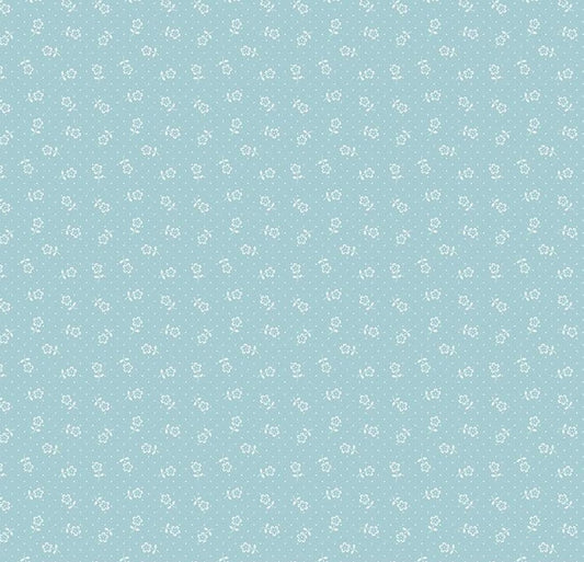 Riley Blake - Mary Catherine - Flower Dots Songbird - C16705-SONGBIRD - Fabric by the half yard