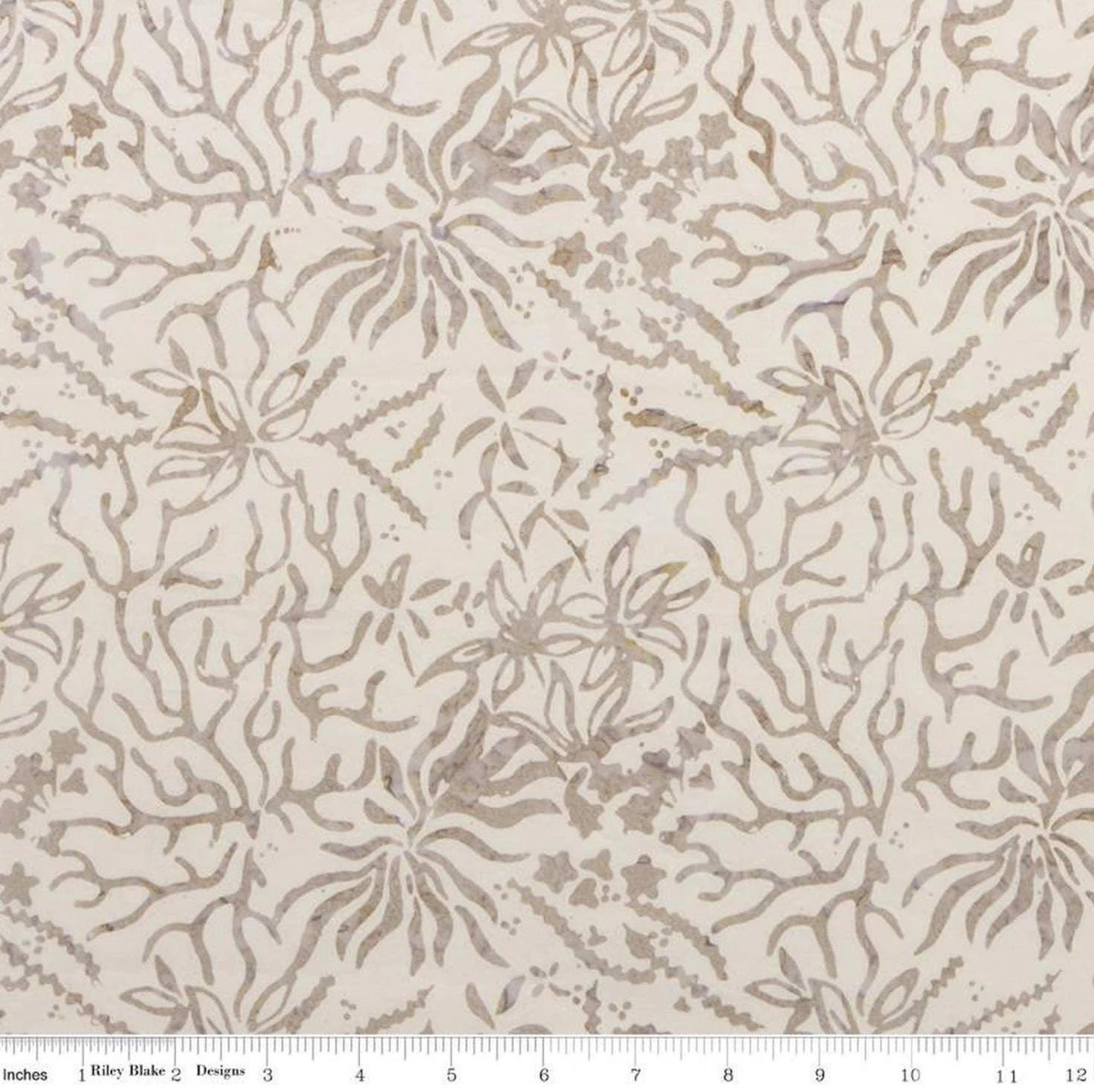 Riley Blake - Expressions Batik - Breathe -Vanilla Bean BTAP803  - Fabric by the half yard