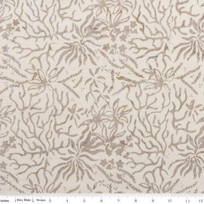 Riley Blake - Expressions Batik - Breathe -Vanilla Bean BTAP803  - Fabric by the half yard