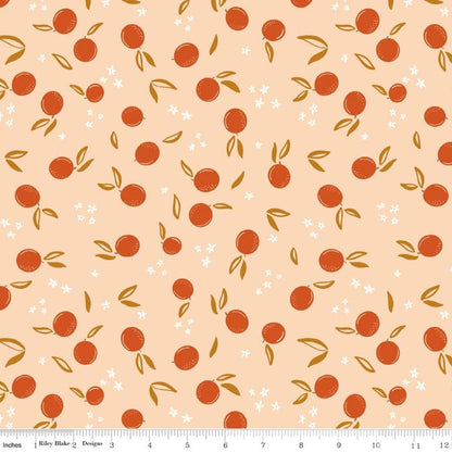 Riley Blake - Homage - Oranges Shell by Fran Gulick of Cotton and Joy C17223-SHELL Quilting Cotton by the HALF yard