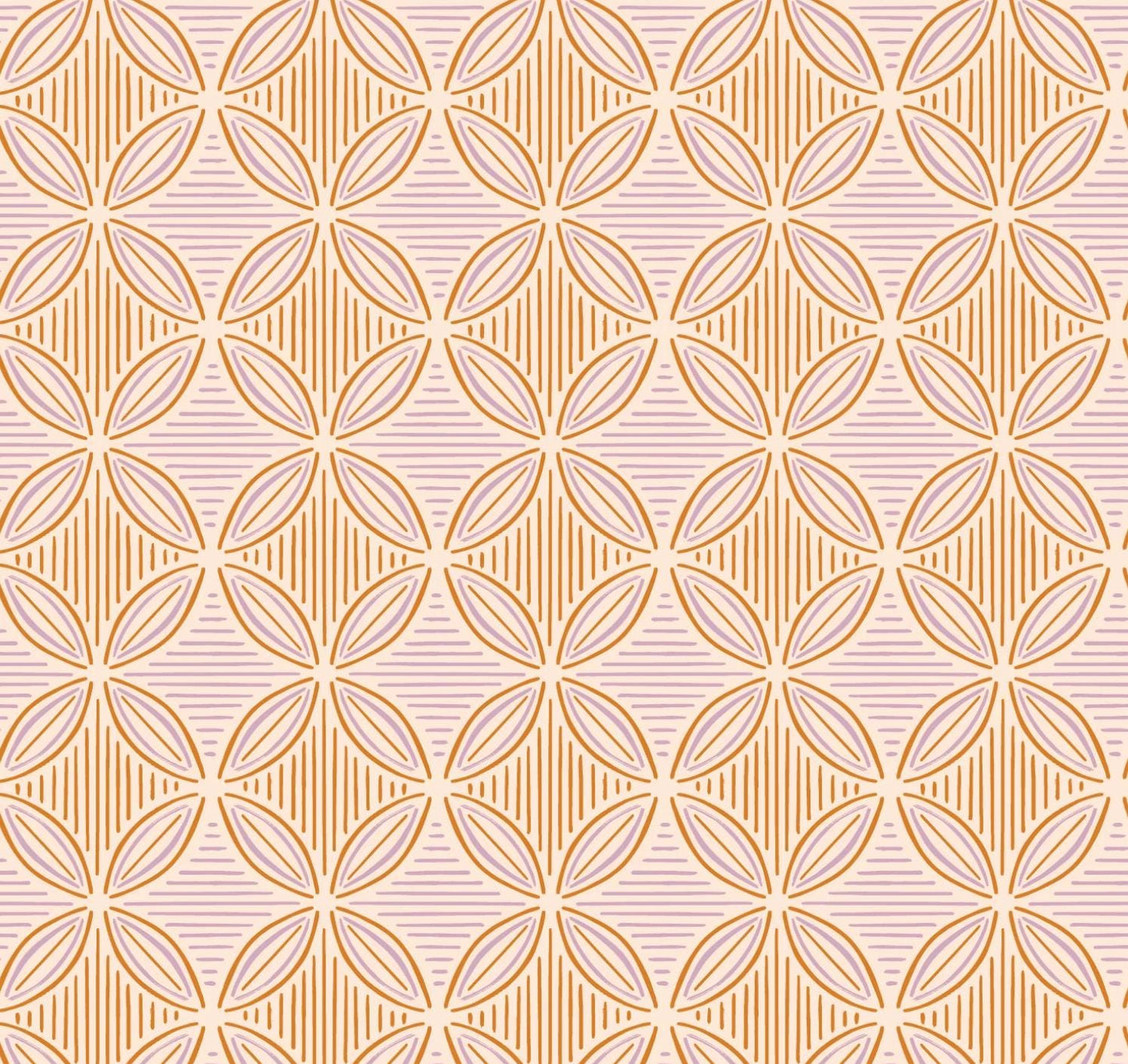 Cloud9 - Blooming Revelry - Star Petal - 227319 - 100% Certified Organic Quilting Cotton by the half yard