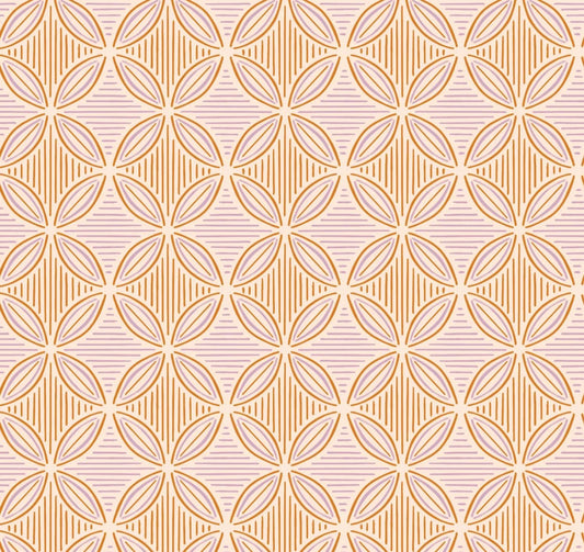 Cloud9 - Blooming Revelry - Star Petal - 227319 - 100% Certified Organic Quilting Cotton by the half yard