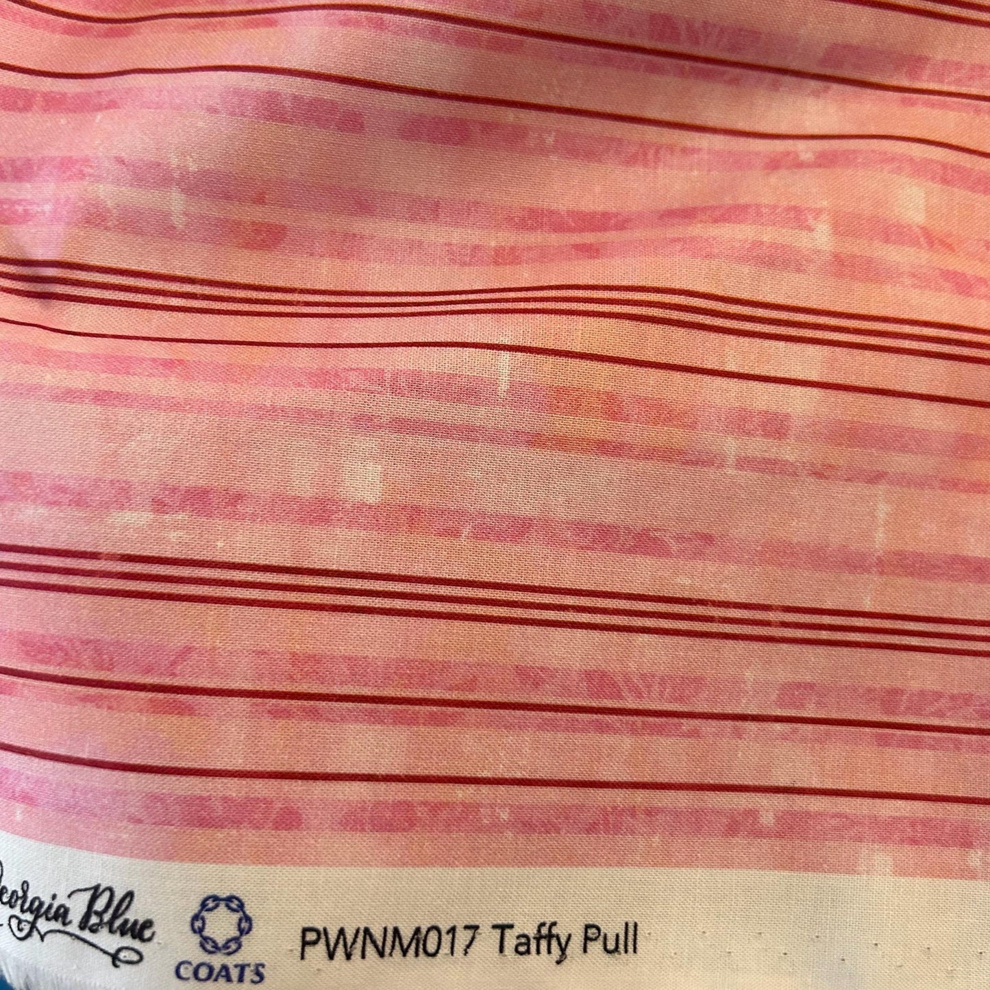 Free Spirit - Georgia Blue - Taffy Pull - Pink - Fabric by the half yard