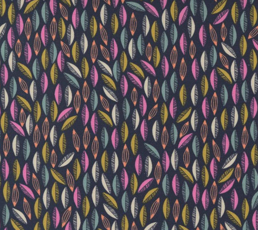 Moda - Songbook - A New Page - Navy - Fabric by the Half Yard