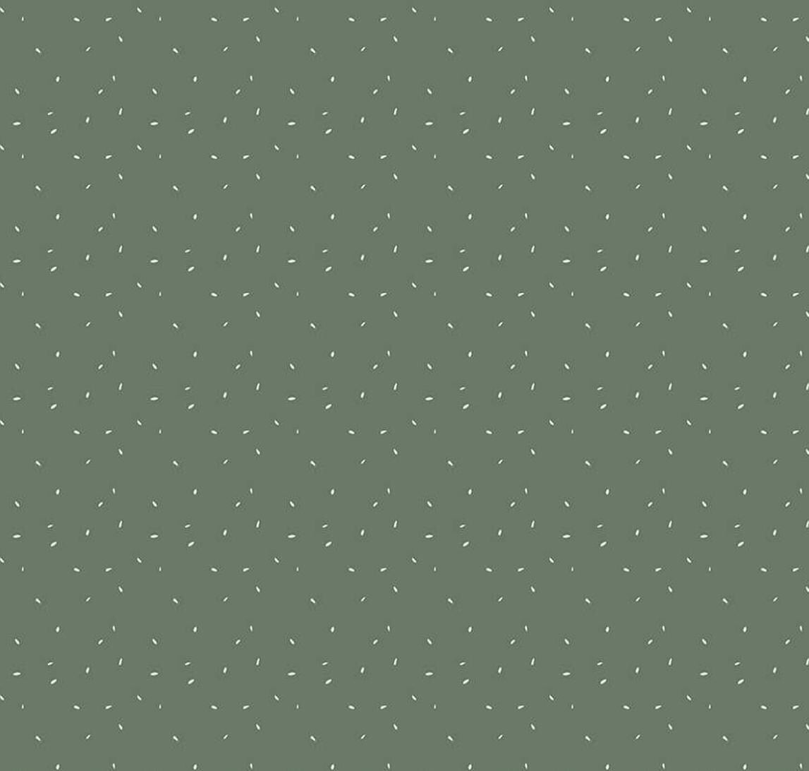 Riley Blake - Olive Grove - Dots Green - SKU: C16637-Green - Quilting fabric by the half yard