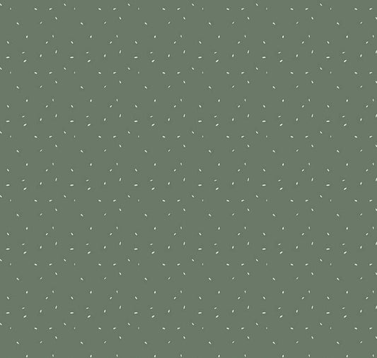 Riley Blake - Olive Grove - Dots Green - SKU: C16637-Green - Quilting fabric by the half yard