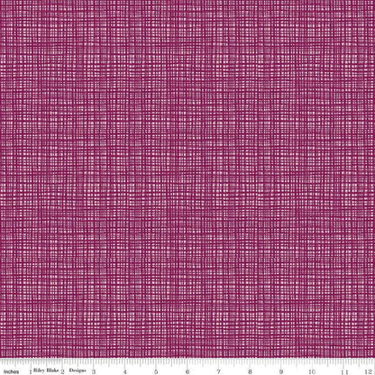 Riley Blake - Texture - Wine - 100% Quilting Cotton Fabric by the HALF YARD - C610-WINE
