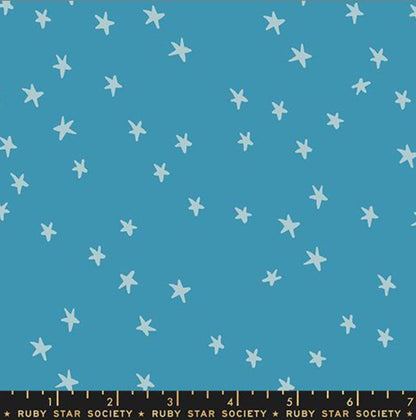 Ruby Star Society - Starry - Vintage Blue - Fabric by the Half Yard