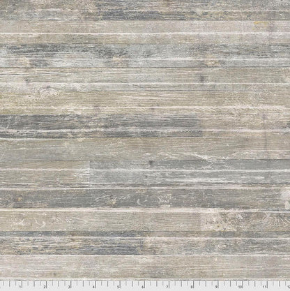 Free Spirit Tim Holtz - Eclectic Elements - Monochrome Gray Wood Planks Fabric by the half yard