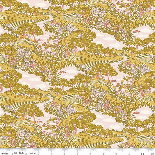 Liberty Fabrics - Botanist's Walk C - Lasenby Cotton - Quilting Fabric by the half yard