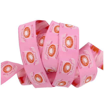 Ruby Star Society - Telephone - 7/8" Wide Jacquard Ribbon by Melody Miller for Renaissance Ribbon  - By the HALF Yard