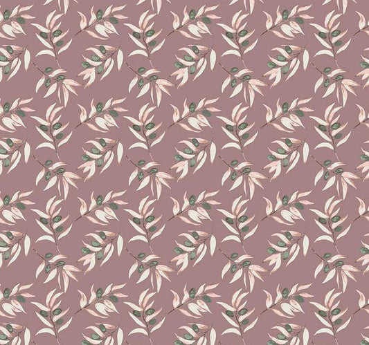 Riley Blake - Olive Grove - Branches Heather - C16631-HEATHER - Quilting fabric by the half yard