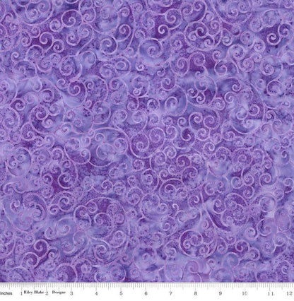 Riley Blake - Expressions Batiks Radiant Flourish Orchid - Hand Dyed Batik Quilting fabric by the half yard BT23383-173