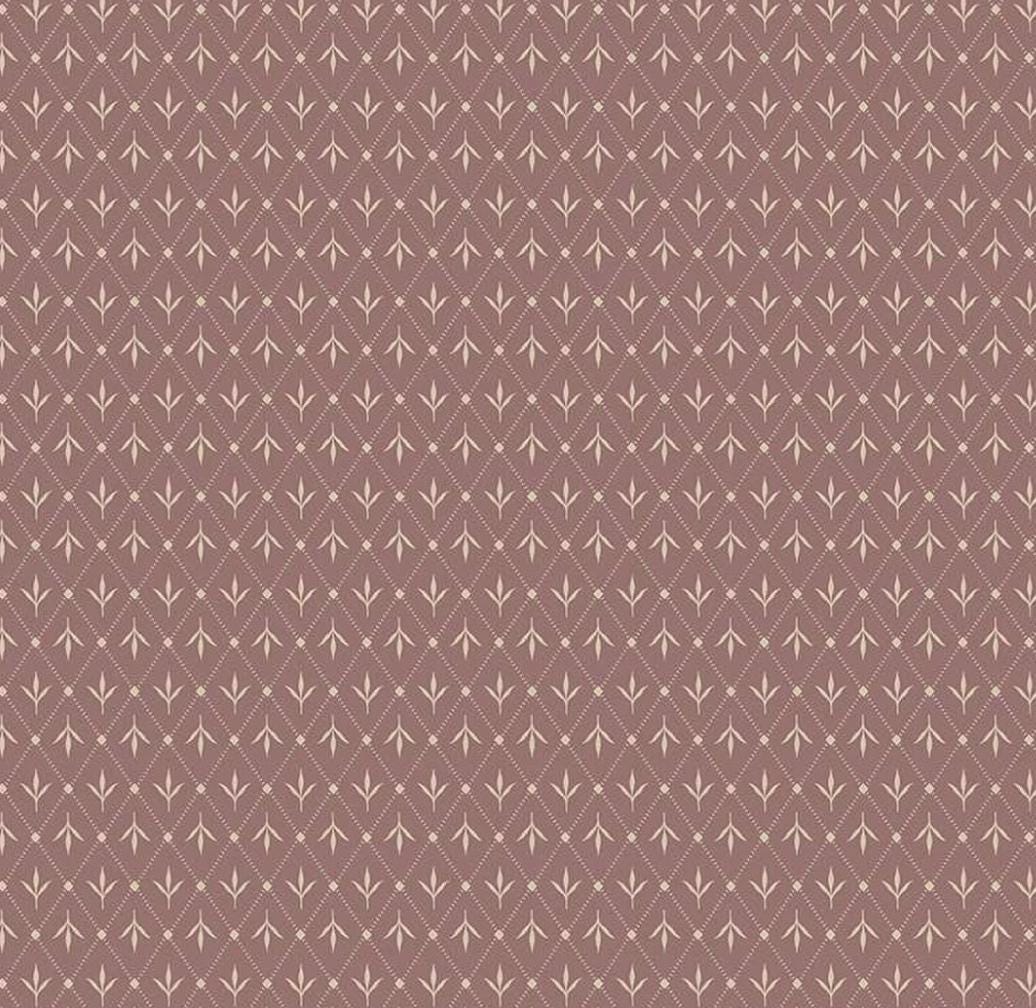 Riley Blake - Threads of Grace - Ivy Marsala C16824-MARSALA Quilting Cotton Fabric by the HALF Yard