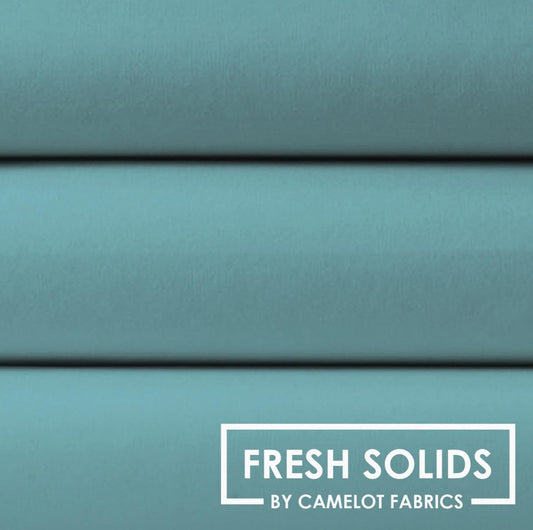 Camelot - Fresh Solids - Tide Blue - Fabric by the half yard