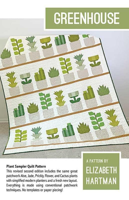 Greenhouse Quilt Pattern - Elizabeth Hartman - Physical Paper Pattern