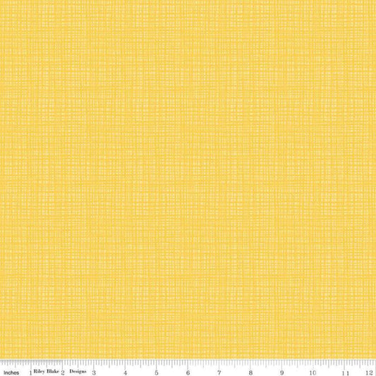 Riley Blake - Texture - Yellow - 100% Quilting Cotton Fabric by the HALF YARD - C610-YELLOW