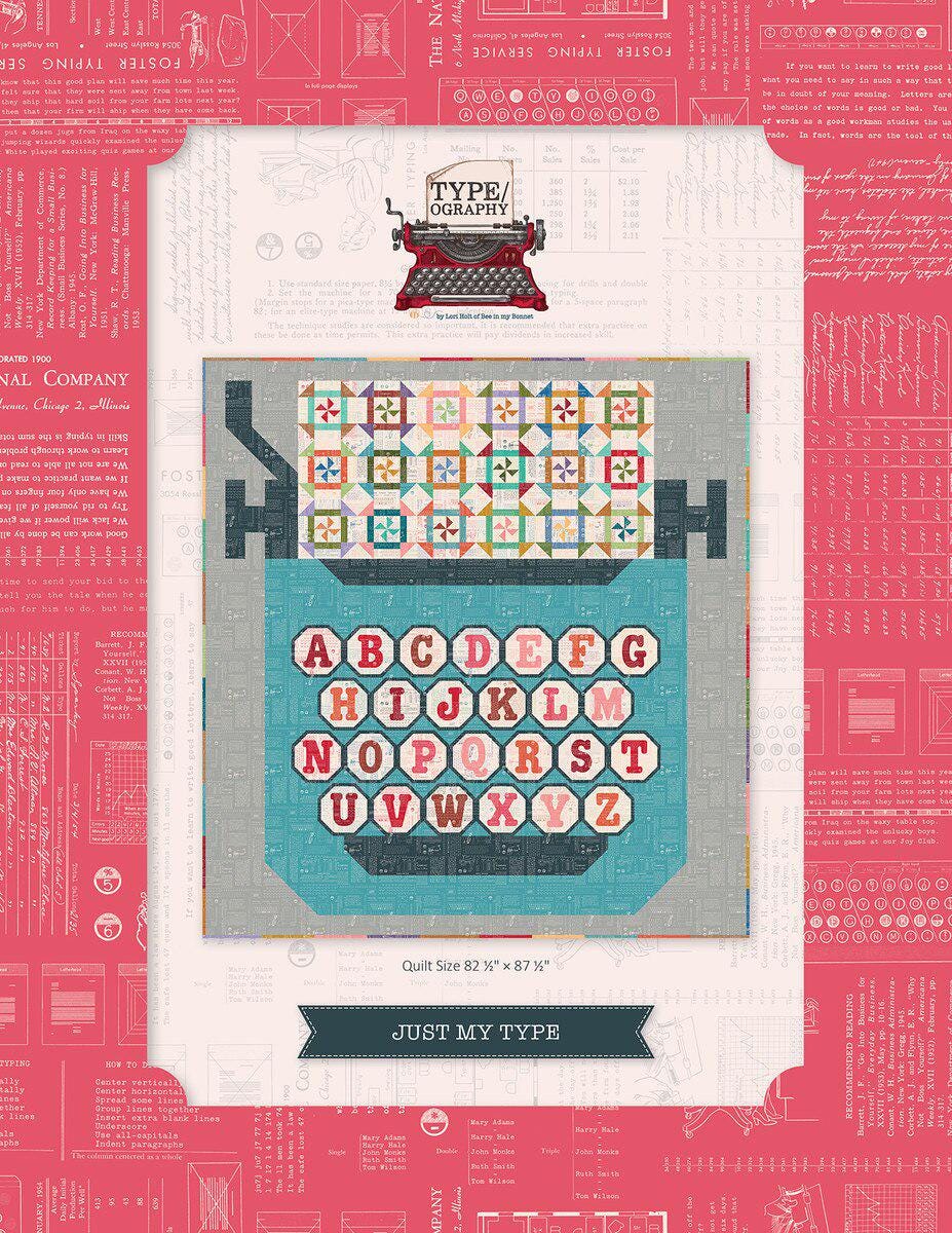 Lori Holt Just My Type Quilt Pattern - Pattern Only